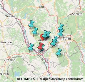 Mappa Strada Amelia-Giove, 05022 Amelia TR, Italia (8.64714)