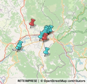 Mappa Via Nicola Antonelli, 05100 Terni TR, Italia (4.33545)