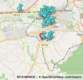 Mappa Via Nicola Antonelli, 05100 Terni TR, Italia (1.85647)