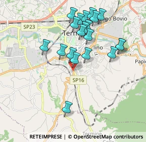 Mappa Via Nicola Antonelli, 05100 Terni TR, Italia (1.979)