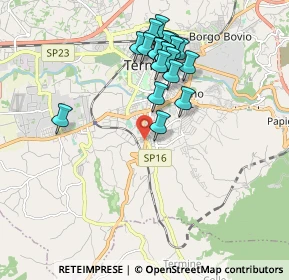 Mappa Via Nicola Antonelli, 05100 Terni TR, Italia (1.888)