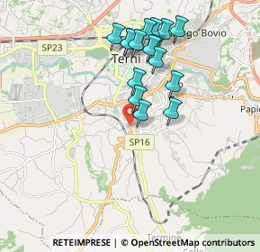 Mappa Via Nicola Antonelli, 05100 Terni TR, Italia (1.83938)