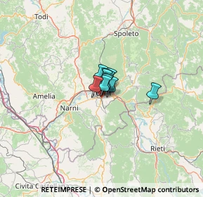 Mappa Via Nicola Antonelli, 05100 Terni TR, Italia (3.33727)