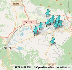 Mappa Via Villesiepi, 05100 Terni TR, Italia (3.52)