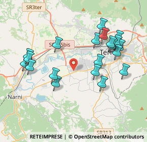 Mappa Via Villesiepi, 05100 Terni TR, Italia (4.2935)