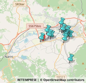 Mappa Via Villesiepi, 05100 Terni TR, Italia (3.49714)