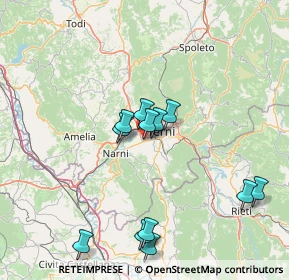 Mappa Via Villesiepi, 05100 Terni TR, Italia (15.49333)