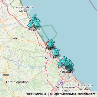 Mappa Via Napoli, 64028 Silvi TE, Italia (7.37105)