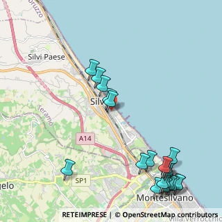 Mappa Via Napoli, 64028 Silvi TE, Italia (2.976)
