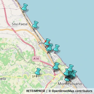 Mappa Via Napoli, 64028 Silvi TE, Italia (2.843)