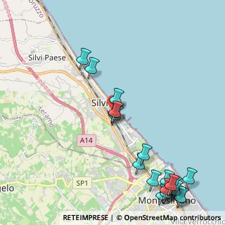 Mappa Via Napoli, 64028 Silvi TE, Italia (3.017)