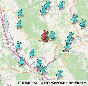 Mappa Strada Pettorella, 05022 Amelia TR, Italia (9.7305)