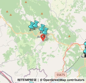 Mappa Strada Pettorella, 05022 Amelia TR, Italia (7.3905)