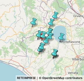 Mappa Via Aldo Moro, 01010 Ischia di Castro VT, Italia (9.53294)