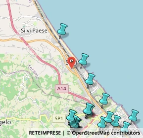 Mappa Via Tintoretto, 64028 Silvi TE, Italia (3.263)