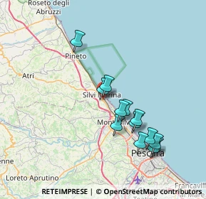 Mappa Via Tintoretto, 64028 Silvi TE, Italia (7.34385)