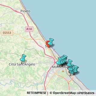 Mappa Via Tintoretto, 64028 Silvi TE, Italia (4.85429)