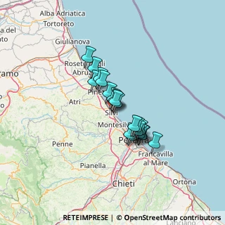 Mappa Via Cristoforo Colombo, 64028 Silvi TE, Italia (9.3485)