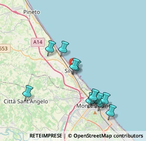 Mappa Via Cristoforo Colombo, 64028 Silvi TE, Italia (4.03583)
