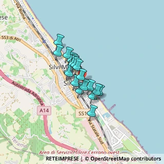Mappa Via Cristoforo Colombo, 64028 Silvi TE, Italia (0.533)