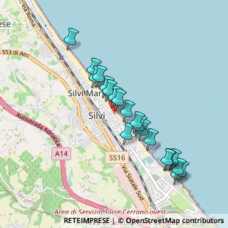 Mappa Via Cristoforo Colombo, 64028 Silvi TE, Italia (0.9175)