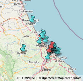 Mappa Via Roma, 64029 Silvi TE, Italia (11.575)