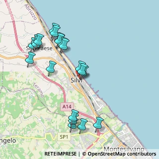 Mappa Via Benedetto Croce, 64028 Silvi TE, Italia (2.2725)