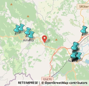 Mappa Zona Industriale Fraz. Fornole, 05022 Amelia TR, Italia (6.0475)