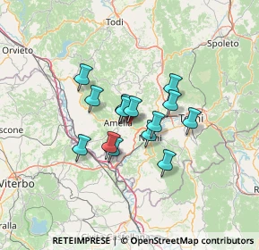 Mappa Zona Industriale Fraz. Fornole, 05022 Amelia TR, Italia (9.09867)