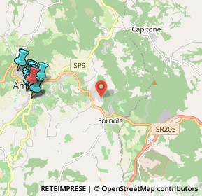 Mappa Zona Industriale Fraz. Fornole, 05022 Amelia TR, Italia (3.003)