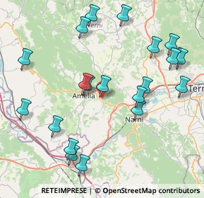 Mappa Zona Industriale Fraz. Fornole, 05022 Amelia TR, Italia (9.55)