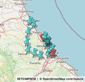 Mappa 64028 Silvi TE, Italia (10.3455)