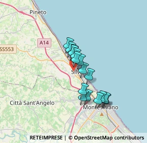 Mappa 64028 Silvi TE, Italia (2.6275)