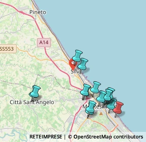 Mappa 64028 Silvi TE, Italia (4.585)