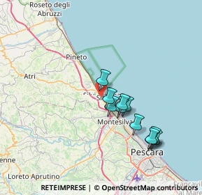 Mappa 64028 Silvi TE, Italia (6.72455)