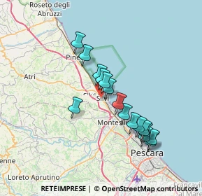 Mappa 64028 Silvi TE, Italia (6.39063)