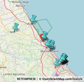 Mappa 64028 Silvi TE, Italia (8.9525)