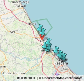 Mappa 64028 Silvi TE, Italia (7.0475)