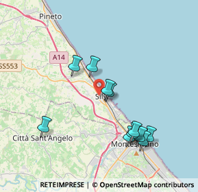 Mappa Vicolo Don Sturzo, 64028 Silvi TE, Italia (3.86364)