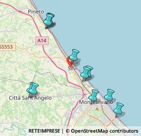 Mappa Vicolo Don Sturzo, 64028 Silvi TE, Italia (4.65818)