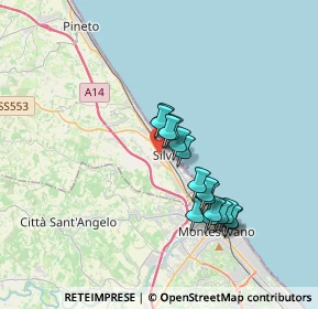 Mappa Vicolo Don Sturzo, 64028 Silvi TE, Italia (3.085)