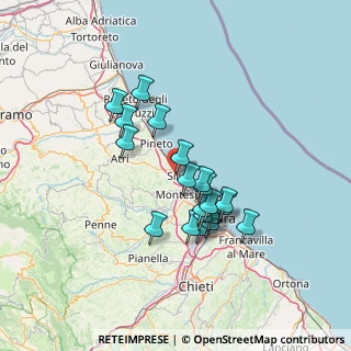 Mappa Via S. Stefano, 64028 Silvi TE, Italia (12.0375)