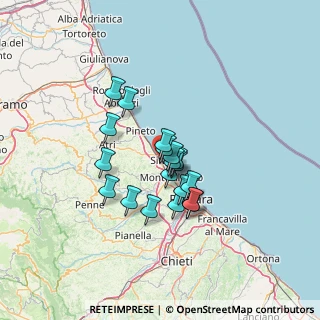 Mappa Via Luigi Settembrini, 64028 Silvi TE, Italia (10.3085)