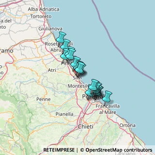 Mappa Via Luigi Settembrini, 64028 Silvi TE, Italia (9.353)