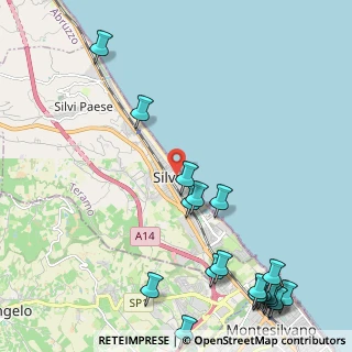 Mappa Via Luigi Settembrini, 64028 Silvi TE, Italia (3.2315)