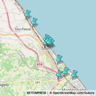 Mappa Via Ernesto Romani, 64028 Silvi TE, Italia (1.72273)