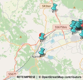 Mappa Strada di Maratta Bassa, 05035 Narni TR, Italia (6.462)