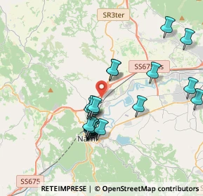 Mappa Strada di Maratta Bassa, 05035 Narni TR, Italia (3.747)