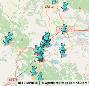 Mappa Strada di Maratta Bassa, 05035 Narni TR, Italia (3.6975)