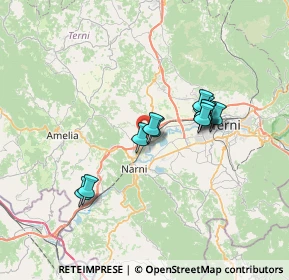 Mappa Strada di Maratta Bassa, 05035 Narni TR, Italia (5.76167)